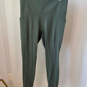ATHLETA Green High Rise Salutation leggings